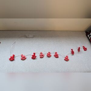 Red Rocking Horse String Lights